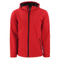 Clique by Cutter & Buck Outerwear S / Red/Black Clique by Cutter & Buck - Men's Tempo Recycled Softshell Hooded Jacket