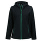 Clique by Cutter & Buck Outerwear XS / Black/Bottle Green Clique by Cutter & Buck - Women's Tempo Recycled Softshell Hooded Jacket