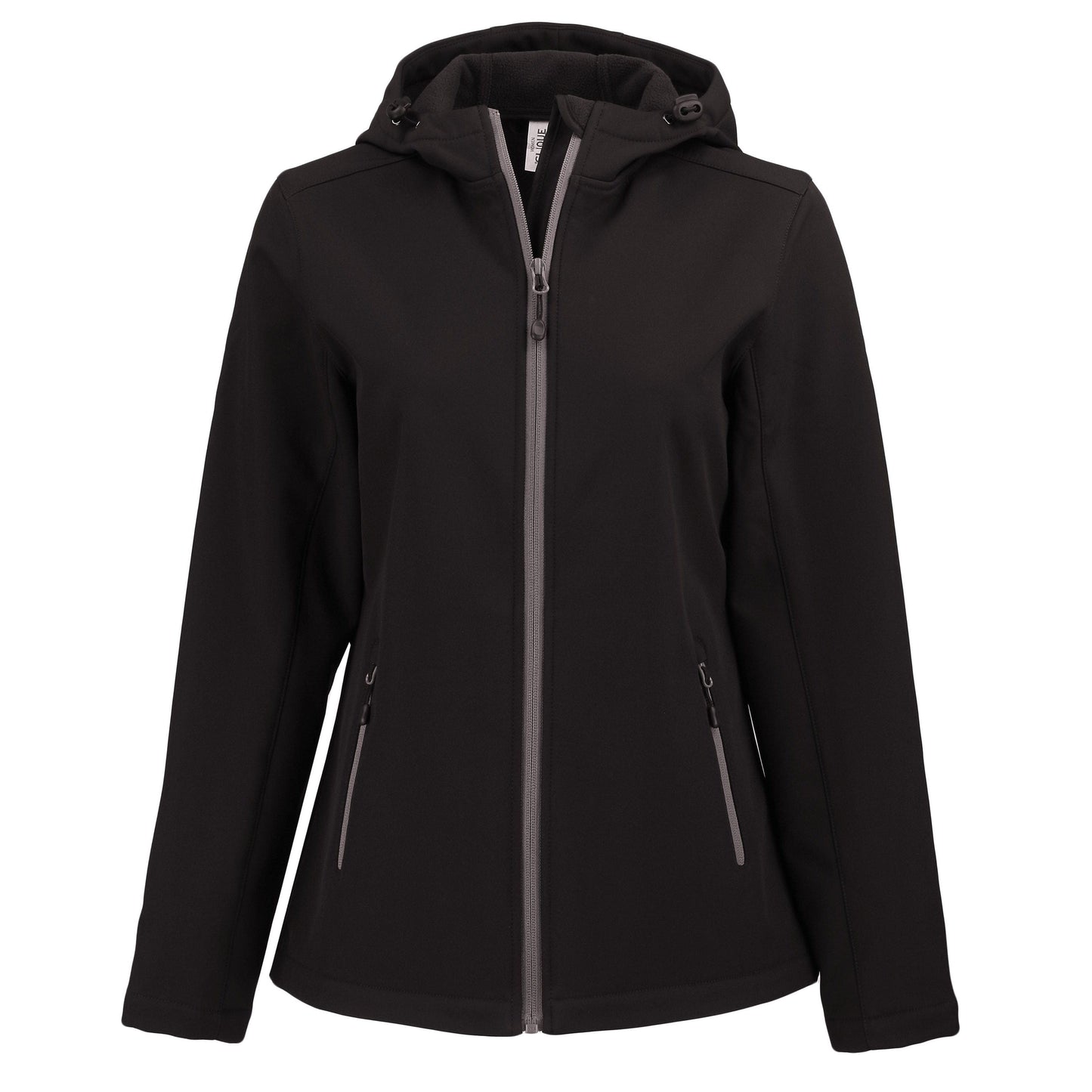 Clique by Cutter & Buck Outerwear XS / Black/Pure Slate Clique by Cutter & Buck - Women's Tempo Recycled Softshell Hooded Jacket