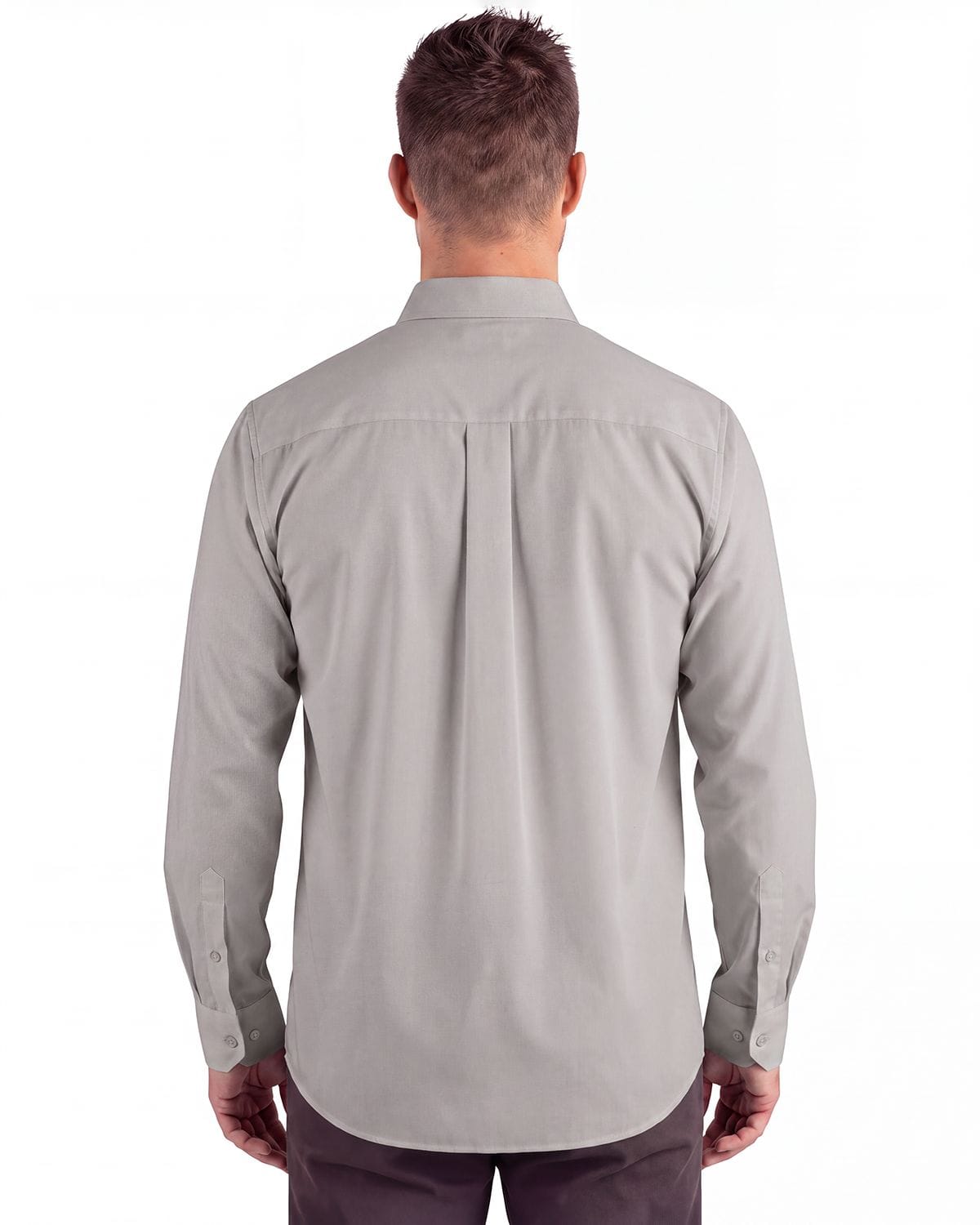 Clique by Cutter & Buck Woven Shirts Clique by Cutter & Buck - Men's Hustle Recycled Long Sleeve Button Down