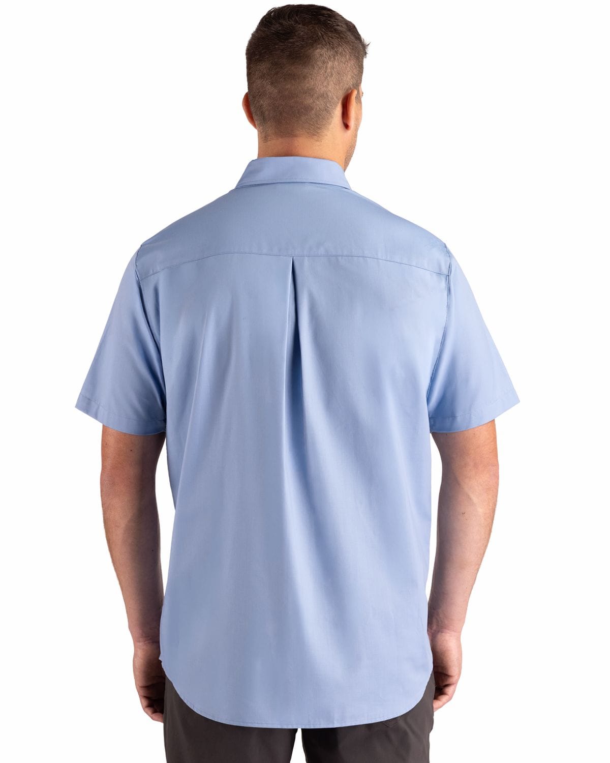 Clique by Cutter & Buck - Men's Hustle Recycled Short Sleeve Button Down