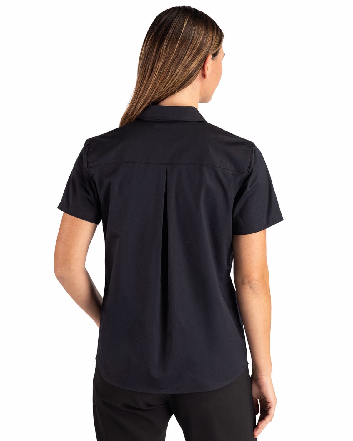 Clique by Cutter & Buck - Women's Hustle Recycled Short Sleeve Button Down