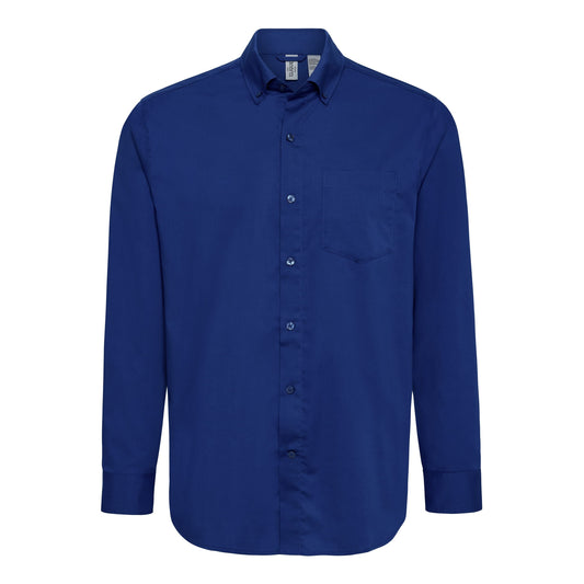 Clique by Cutter & Buck Woven Shirts S / Delta Blue Clique by Cutter & Buck - Men's Hustle Recycled Long Sleeve Button Down