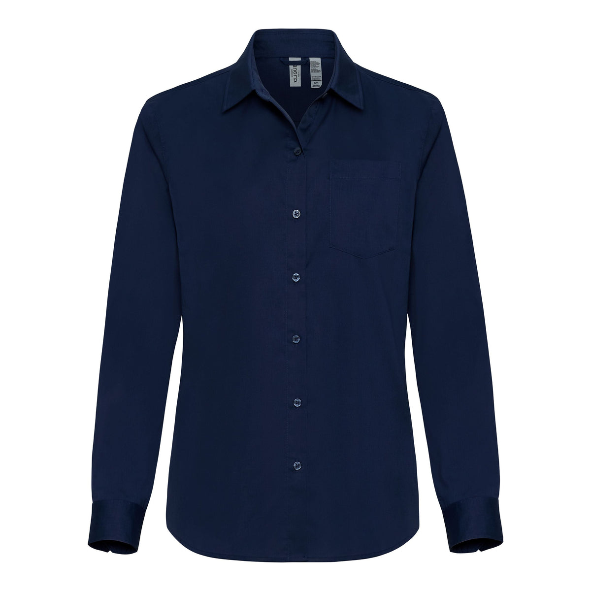 Clique by Cutter & Buck Woven Shirts XS / Dark Navy Clique by Cutter & Buck - Women's Hustle Recycled Long Sleeve Button Down