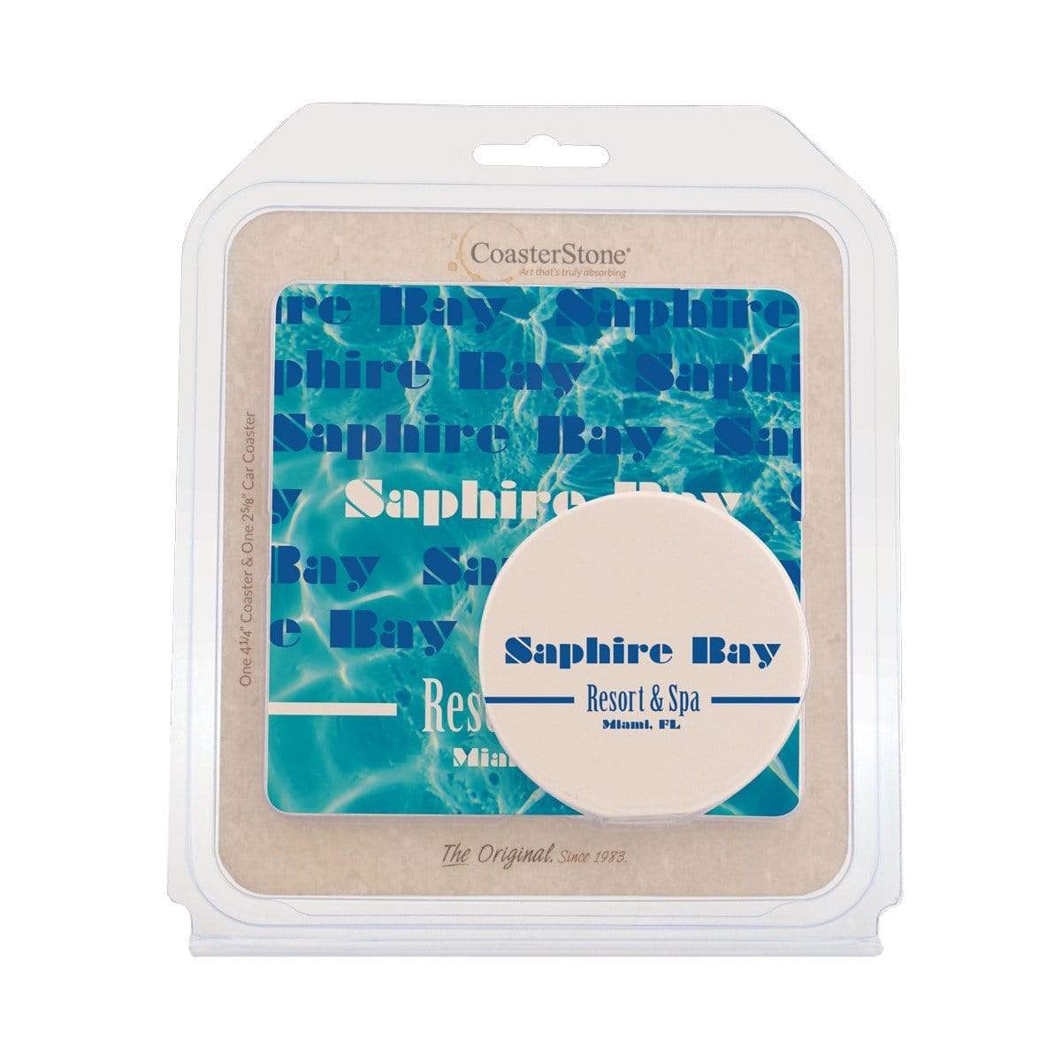 CoasterStone Accessories One Size / Square CoasterStone - Absorbent Coaster/Car Coaster Square Combo Pack