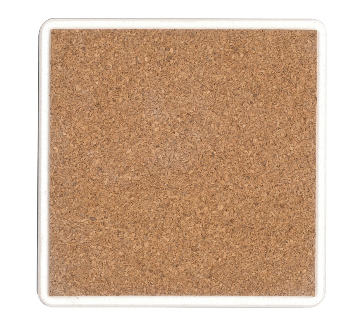 CoasterStone Accessories One Size / White/Beige Stone CoasterStone - Absorbent Single Stone Tumbled Square Coaster