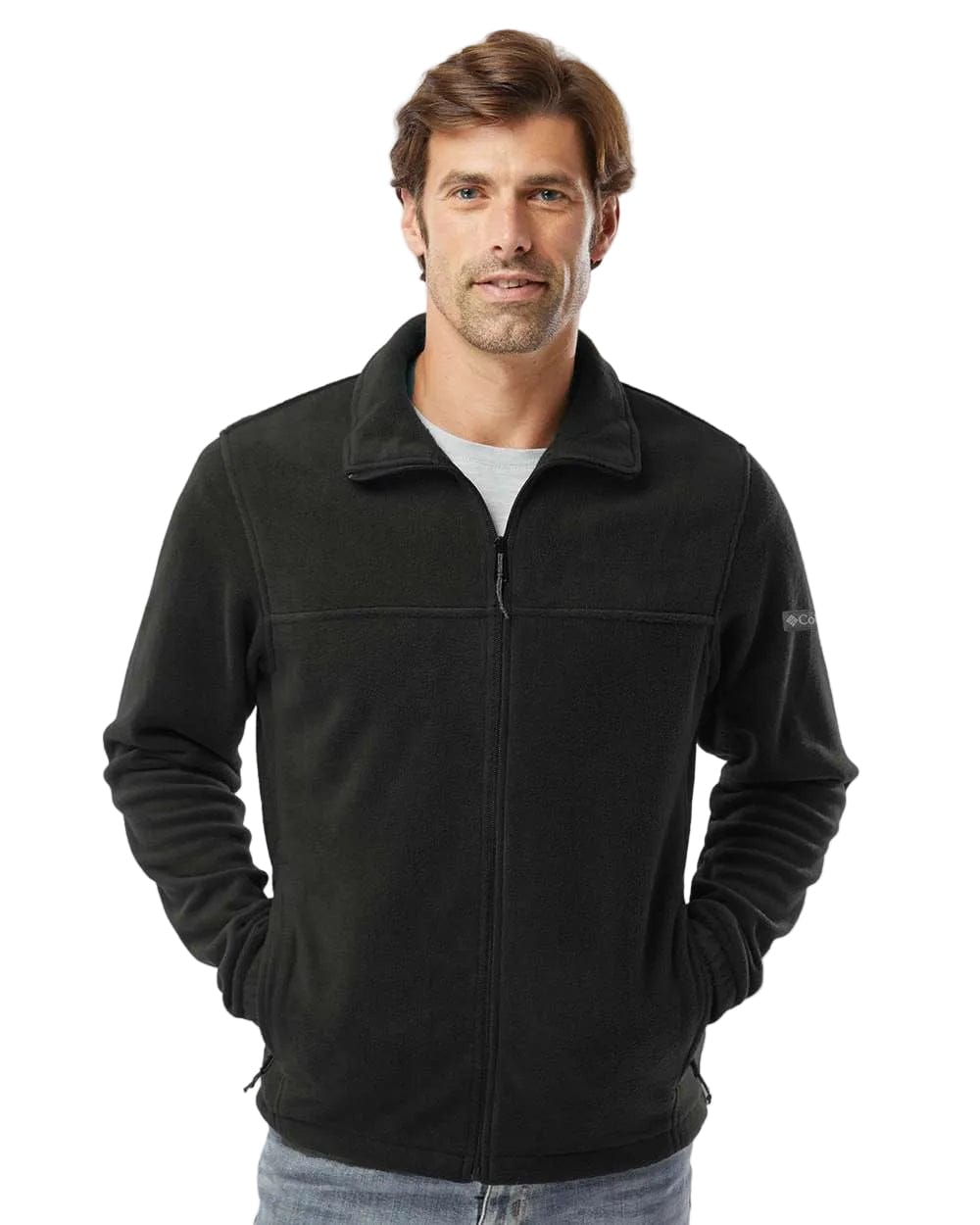 Columbia Fleece Columbia - Men's Full-Zip Steens Mountain™ Fleece Jacket (Sleeve Logo)