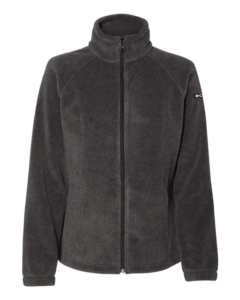 Columbia Fleece XS / Charcoal Heather Columbia - Women's Benton Springs™ Full-Zip Fleece Jacket (Sleeve Logo)