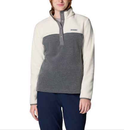 Columbia Fleece XS / City Grey Heather/Chalk Columbia - Women's Benton Springs™ Half Snap Pullover II