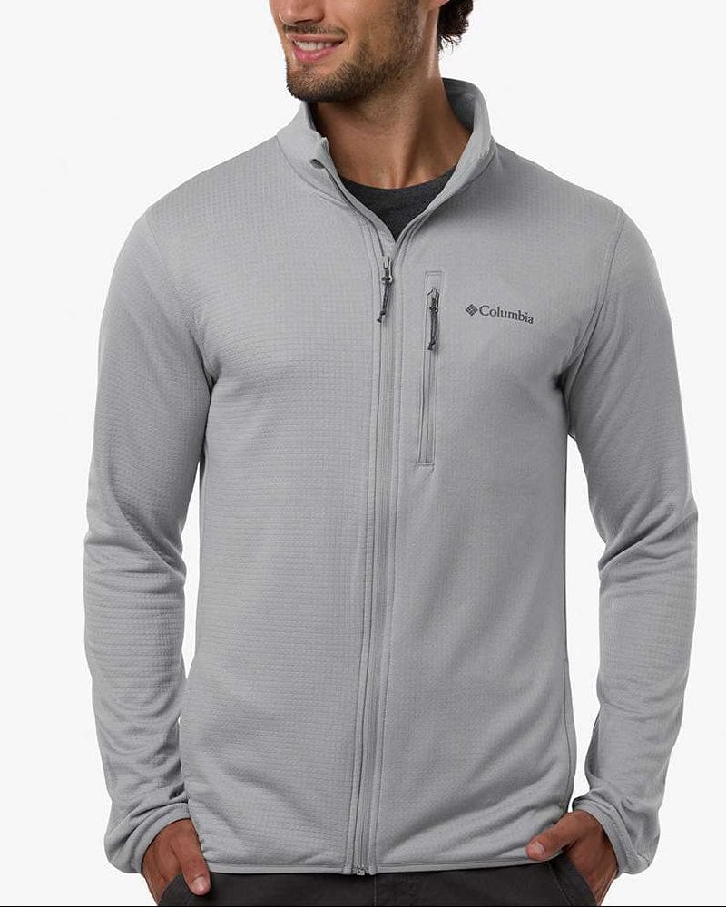 Columbia Fleece XS / Columbia Grey Columbia - Men's Essential Hike™ Grid Fleece Full-Zip