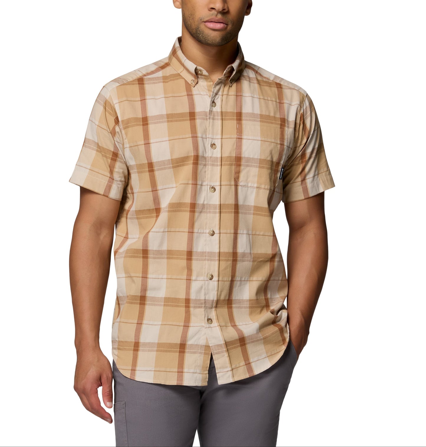 Columbia S / Canoe/Base Plaid Columbia - Men's Rapid Rivers™ II Short Sleeve Shirt