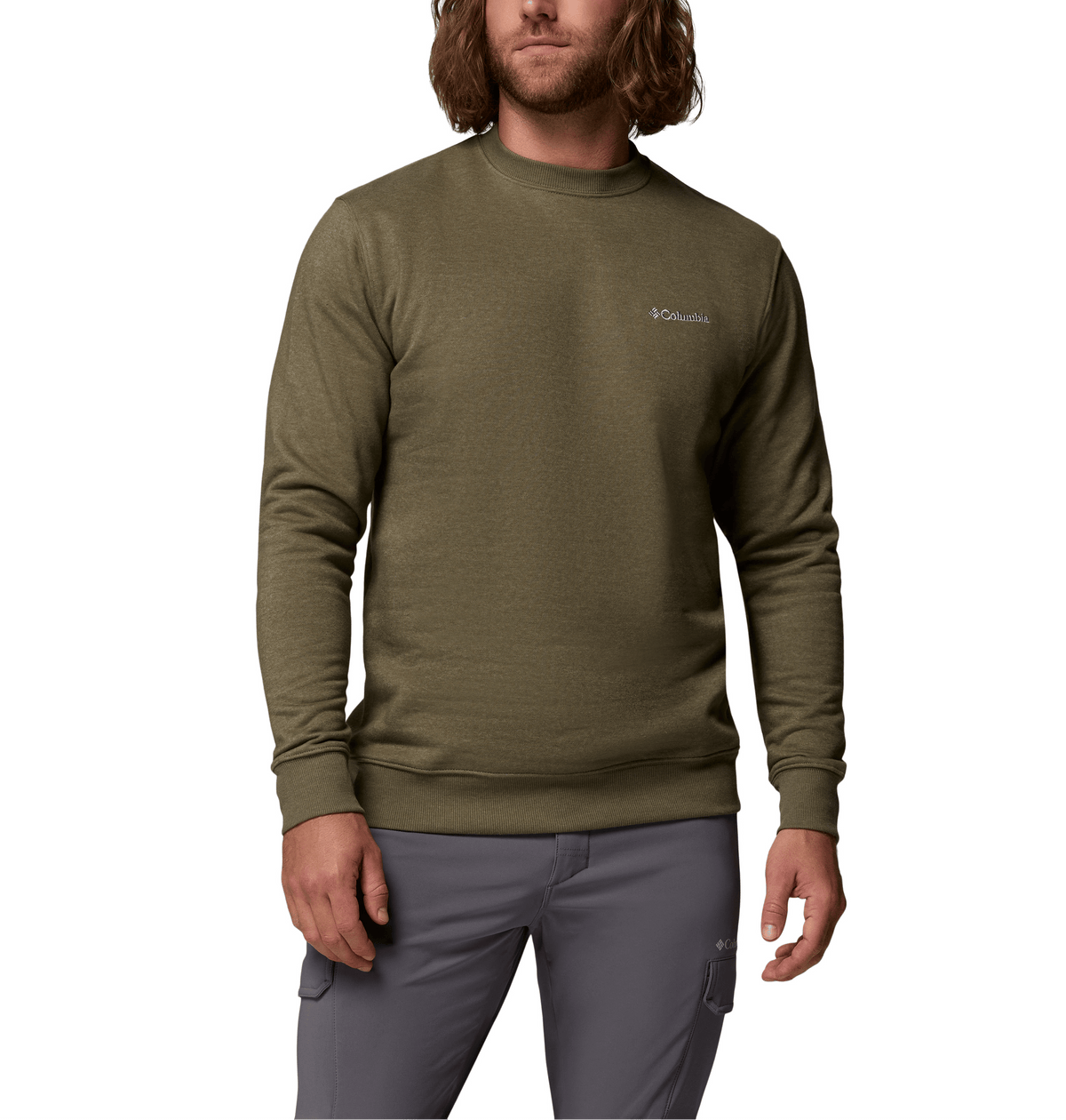 Columbia Sweatshirts S / Stone Green Heather Columbia - Men's Hart Mountain™ II Crew