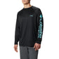Columbia T-shirts S / Black/Gulf Stream Columbia - Men's PFG Terminal Tackle™ Long Sleeve Shirt