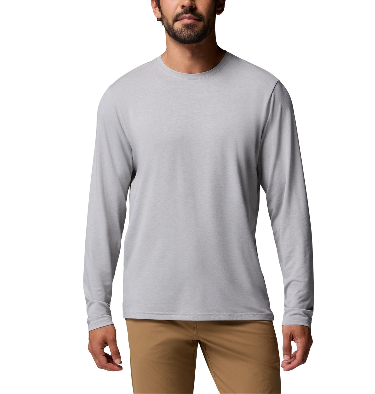 Columbia T-Shirts S / Columbia Grey Heather Columbia - Men's CSC Soft Stretch Long Sleeve T-Shirt