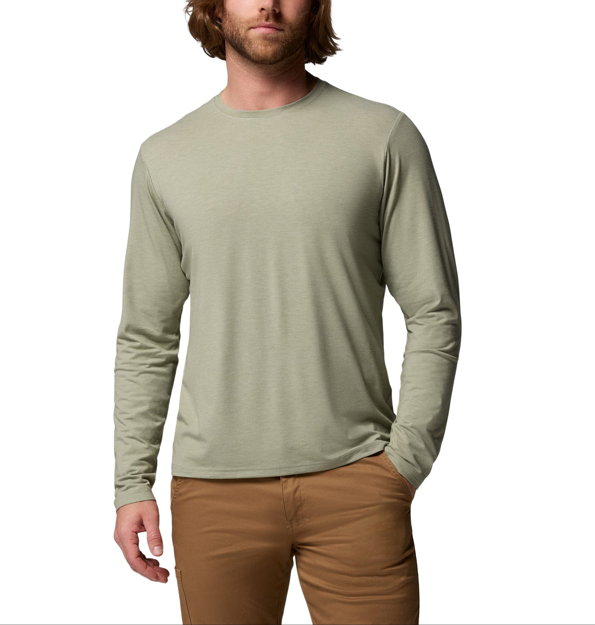 Columbia T-Shirts S / Safari Heather Columbia - Men's CSC Soft Stretch Long Sleeve T-Shirt