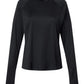 Columbia T-Shirts XS / Black/Cool Grey Columbia - Womens PFG Tidal Tee™ Hooded Long Sleeve (Sleeve Logo)