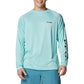 Columbia T-Shirts XS / Gulf Stream/Black Logo Columbia - Men's PFG Terminal Tackle™ Long Sleeve Shirt
