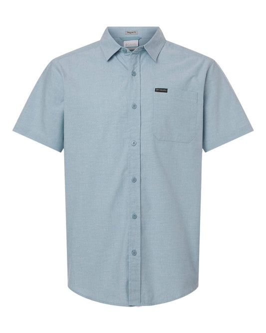 Columbia Woven Shirts S / Ripple Blue Columbia - Men's Rapid Rivers™ Novelty Short Sleeve Shirt