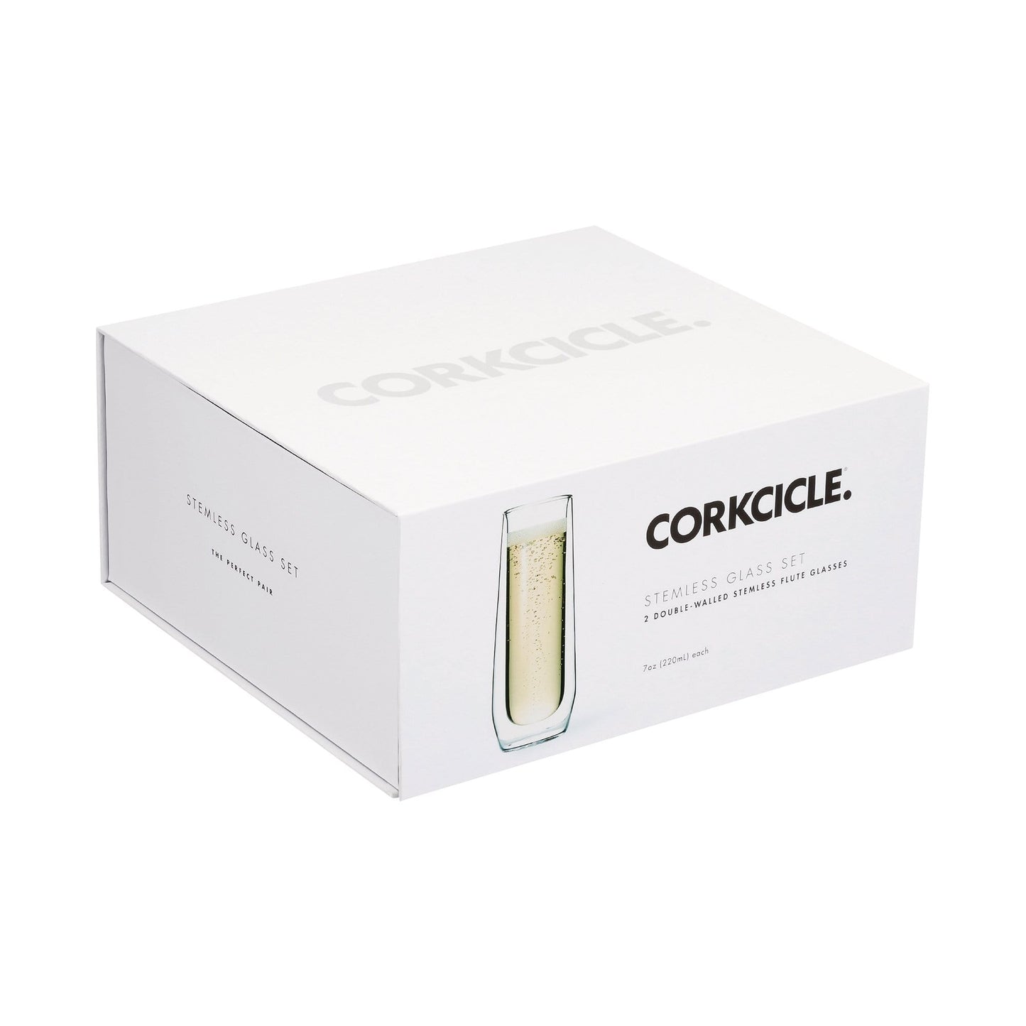 Corkcicle Accessories One Size / Clear Corkcicle - Flute Glass Set