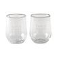 Corkcicle Accessories One Size / Clear Corkcicle - Stemless Glass Set