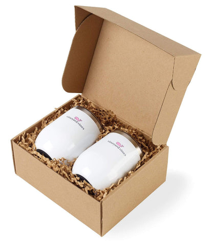 Corkcicle Accessories One Size / White Corkcicle - Stemless Wine Cup Gift Set