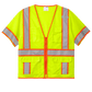 CornerStone Workwear Only CornerStone - Men's ANSI 107 Class 3 Surveyor Mesh Zippered Two-Tone Short Sleeve Vest