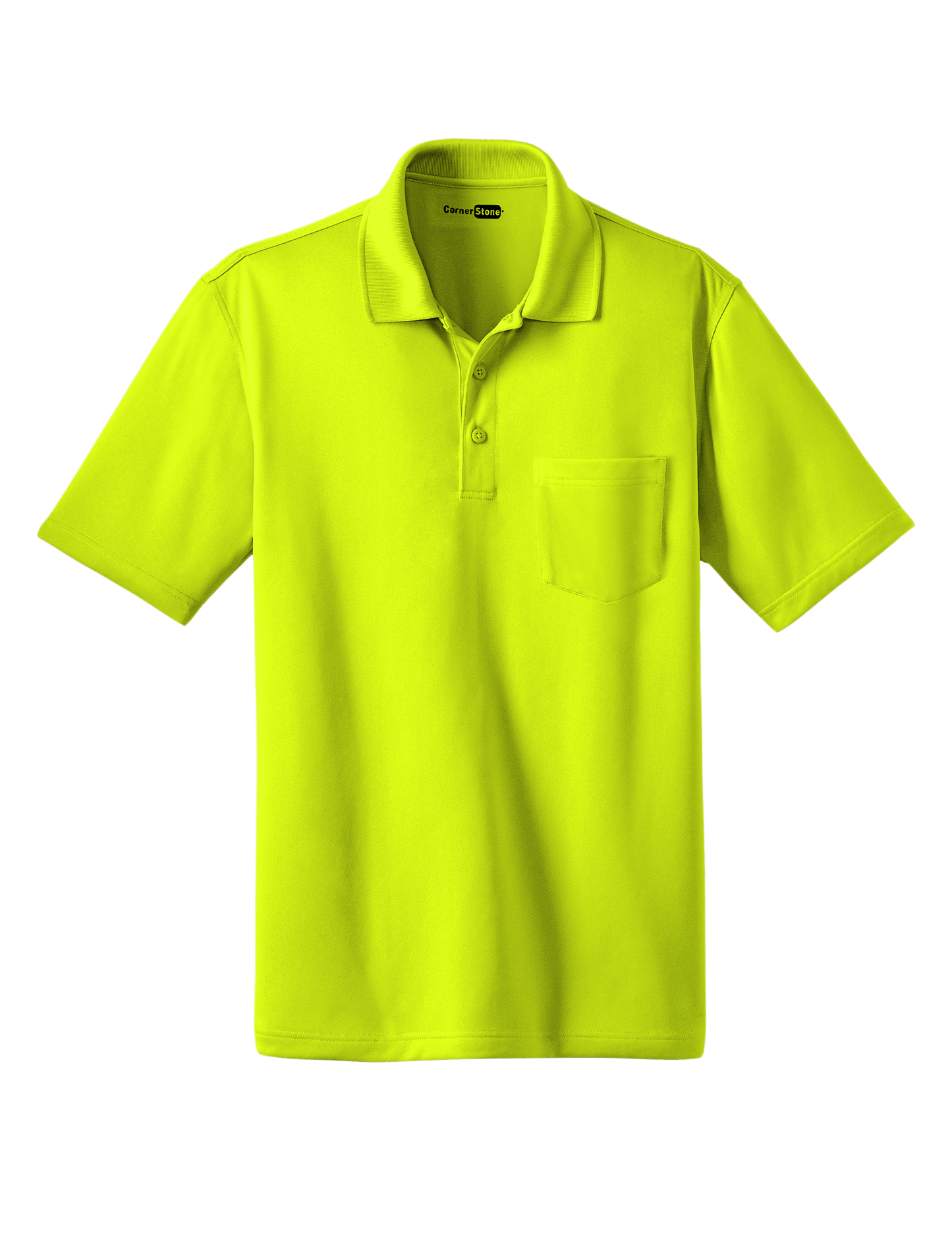 CornerStone Workwear Only XS / Safety Yellow CornerStone - Men's Select Snag-Proof Pocket Polo