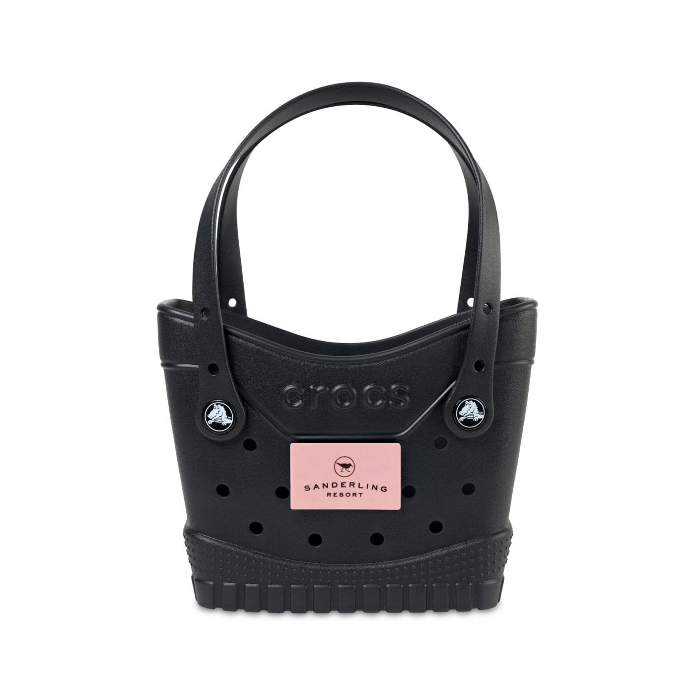 Crocs Bags One Size / Black/Powder Pink Crocs - Classic Small Tote
