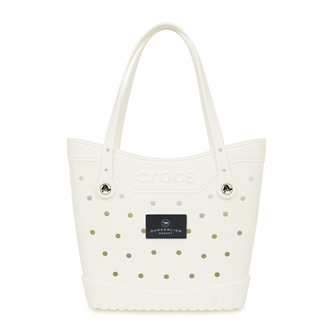 Crocs Bags One Size / White/Black Crocs - Classic Medium Tote