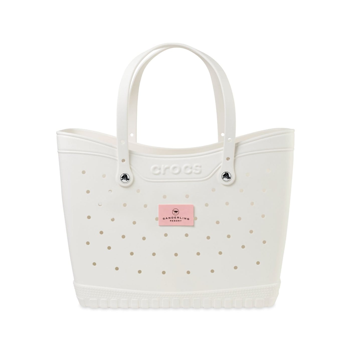 Crocs Bags One Size / White/Powder Pink Crocs - Large Medium Tote