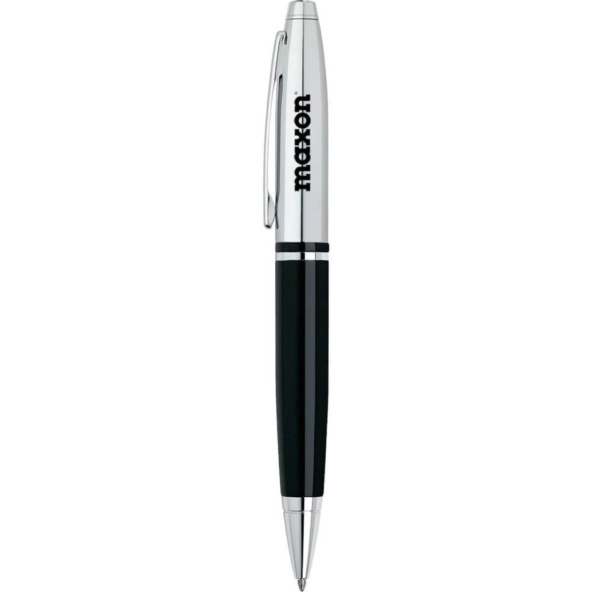 Cross - Calais Chrome & Black Lacquer Ballpoint Pen