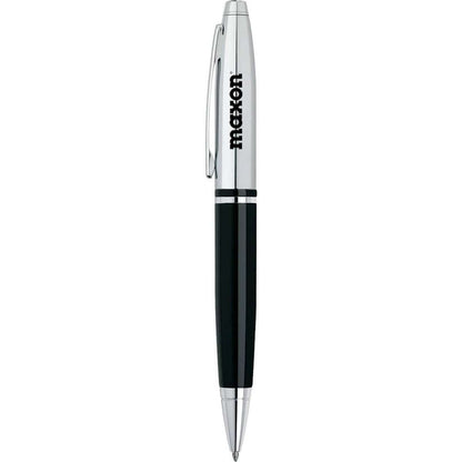 Cross - Calais Chrome & Black Lacquer Ballpoint Pen