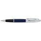 Cross Writing Instruments One Size / Blue Cross - Bailey Chrome & Blue Lacquer Rollerball Pen