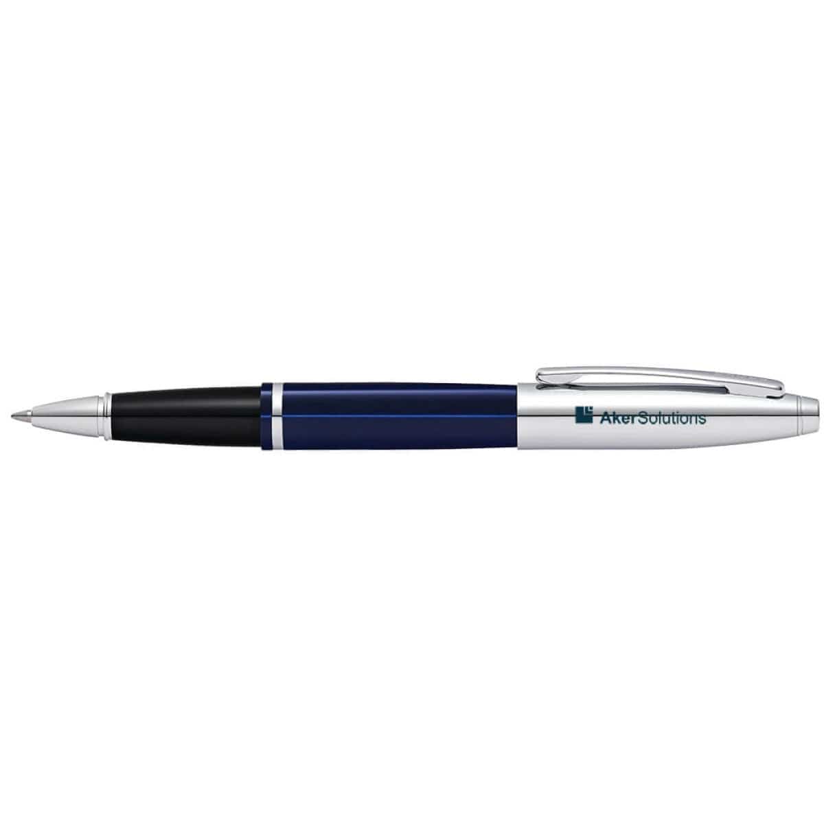 Cross Writing Instruments One Size / Blue Cross - Bailey Chrome & Blue Lacquer Rollerball Pen