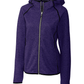 Cutter & Buck Fleece S / College Purple Heather Cutter & Buck - Women's Mainsail Hooded Jacket