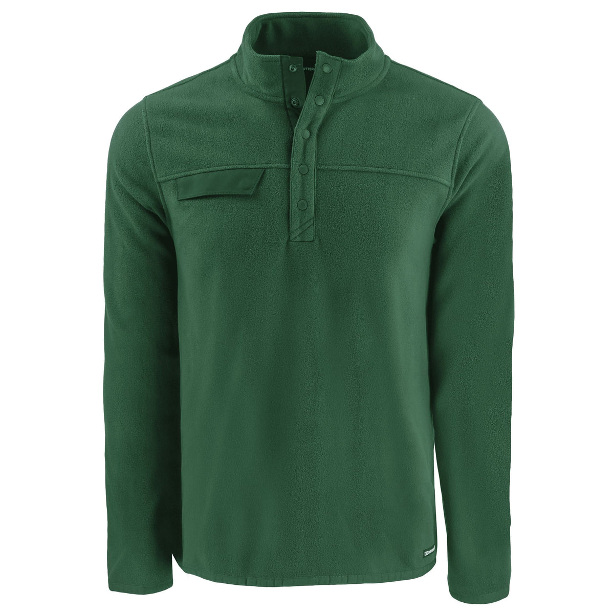 Cutter & Buck - Men's Woodland Recycled Fleece Snap Pullover