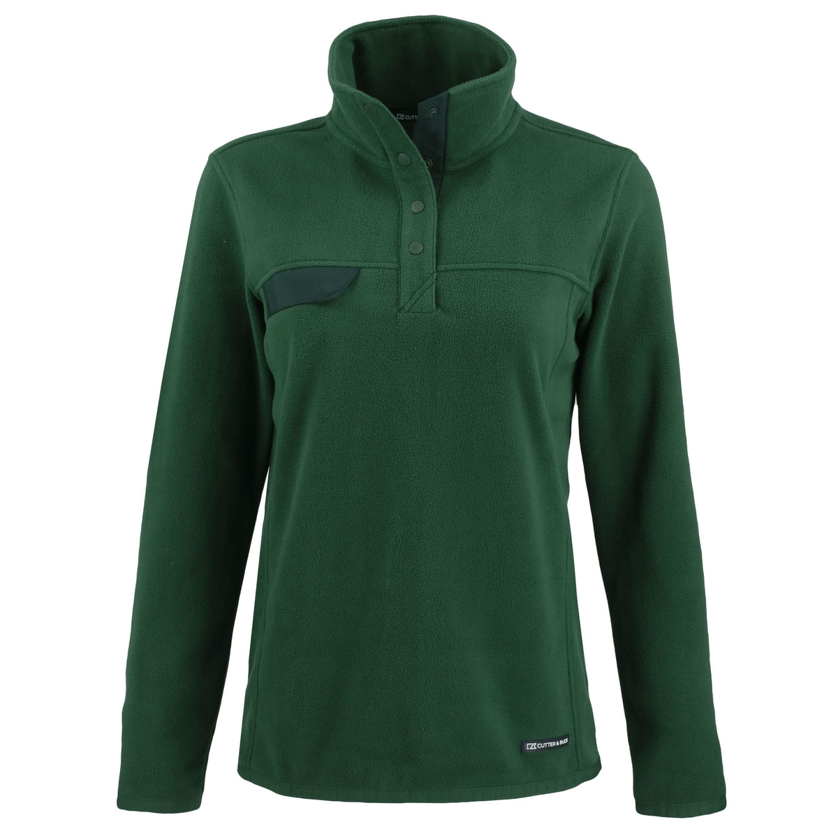 Cutter & Buck - Women's Woodland Recycled Fleece Snap Pullover