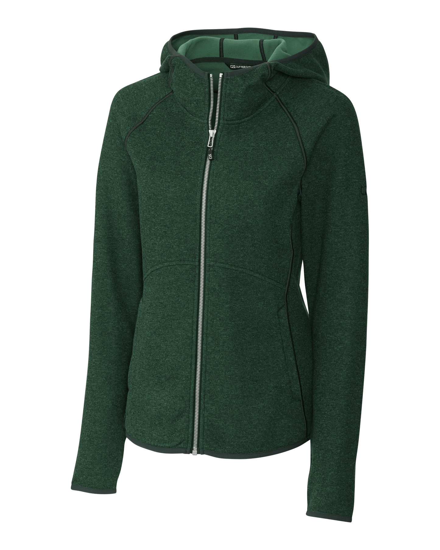 Cutter & Buck Fleece S / Hunter Heather Cutter & Buck - Women's Mainsail Hooded Jacket