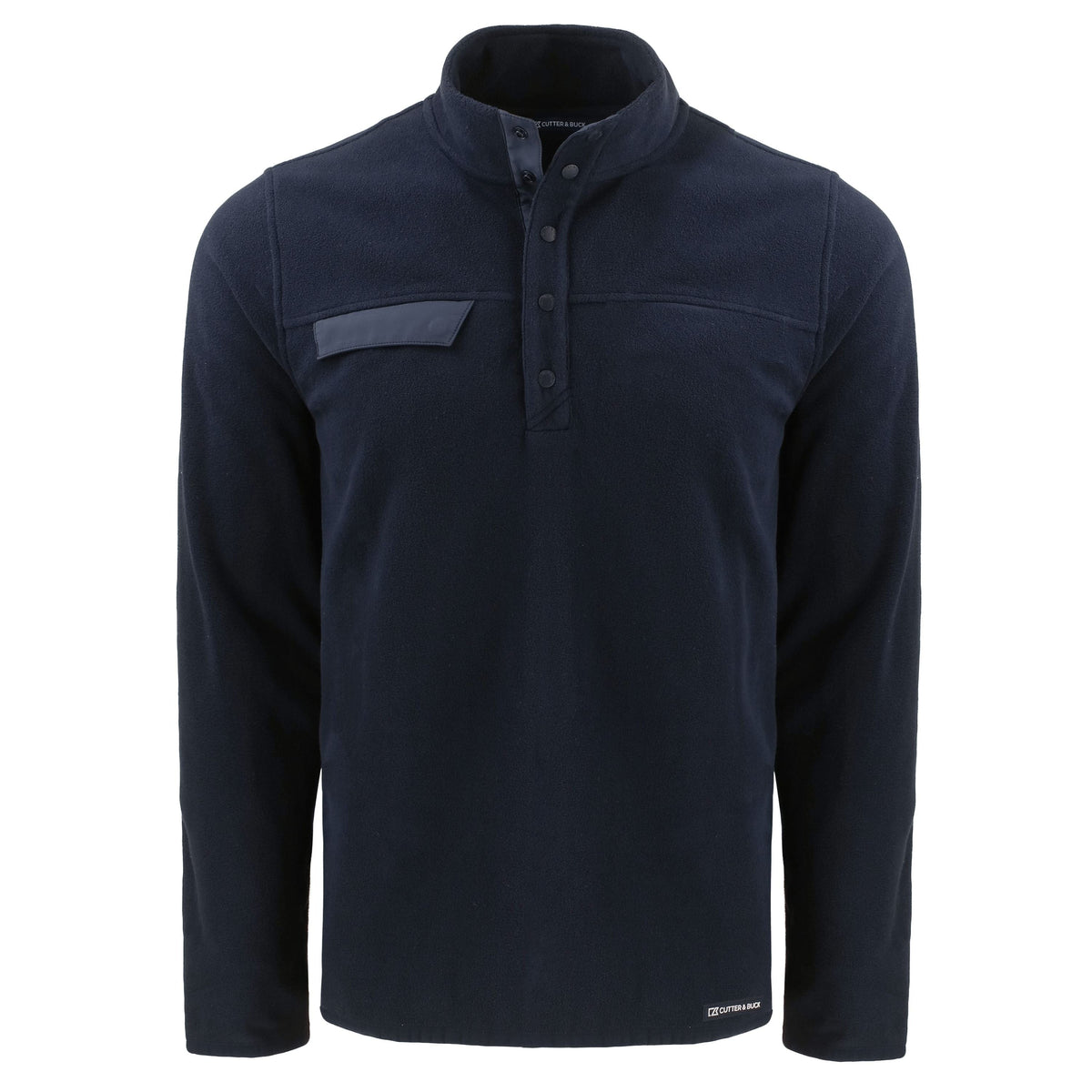 Cutter & Buck - Men's Woodland Recycled Fleece Snap Pullover