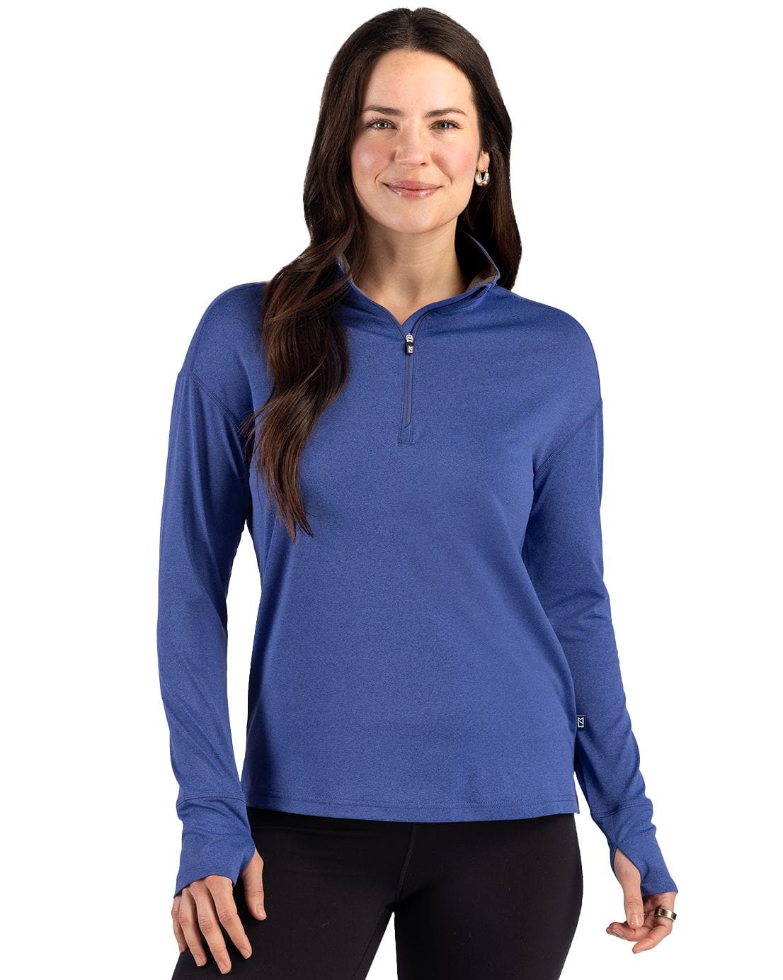 Cutter & Buck Layering Cutter & Buck - Women's Forge Recycled Stretch 1/4-Zip Pullover