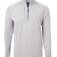 Cutter & Buck Layering S / Polished Heather Cutter & Buck - Men's Adapt Eco Knit Heather Quarter-Zip Pullover