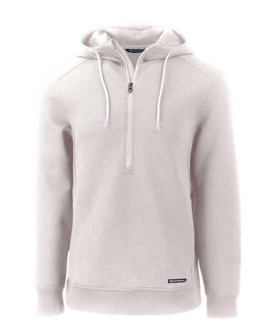 Cutter & Buck Layering S / Solitare Cutter & Buck - Men's Roam Recycled Half-Zip Hooded Pullover