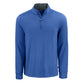 Cutter & Buck Layering S / Tour Blue Heather Cutter & Buck - Men's Forge Recycled Stretch 1/4-Zip Pullover
