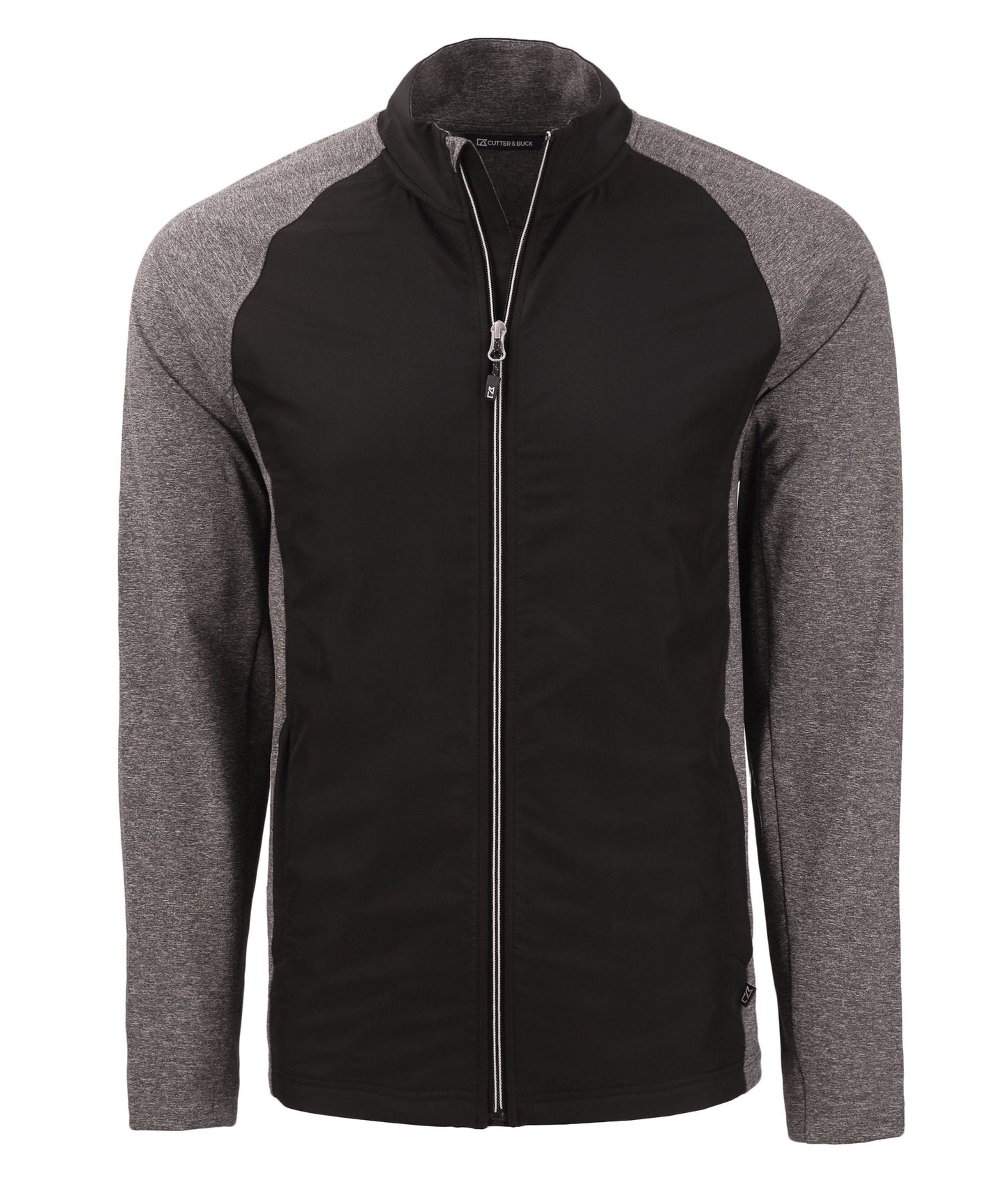Cutter & Buck - Men's Adapt Eco Knit Hybrid Recycled Full-Zip Jacket (Reg)
