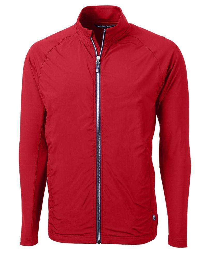 Cutter & Buck - Men's Adapt Eco Knit Hybrid Recycled Full-Zip Jacket (Reg)