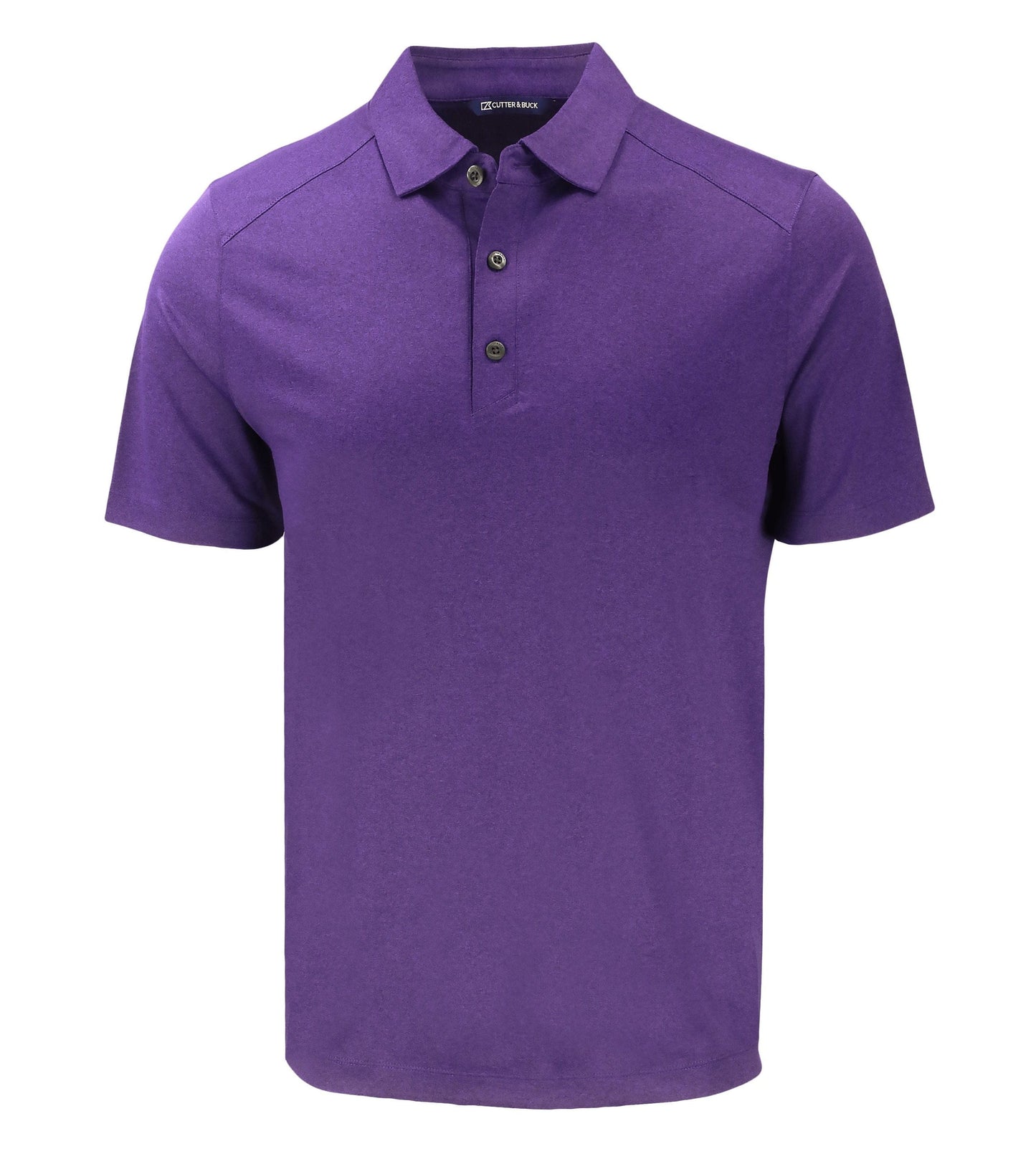 Cutter & Buck Polos 4XL / Dark College Purple Heather Cutter & Buck - Men's Forge Eco Stretch Recycled Polo - BIG/TALL
