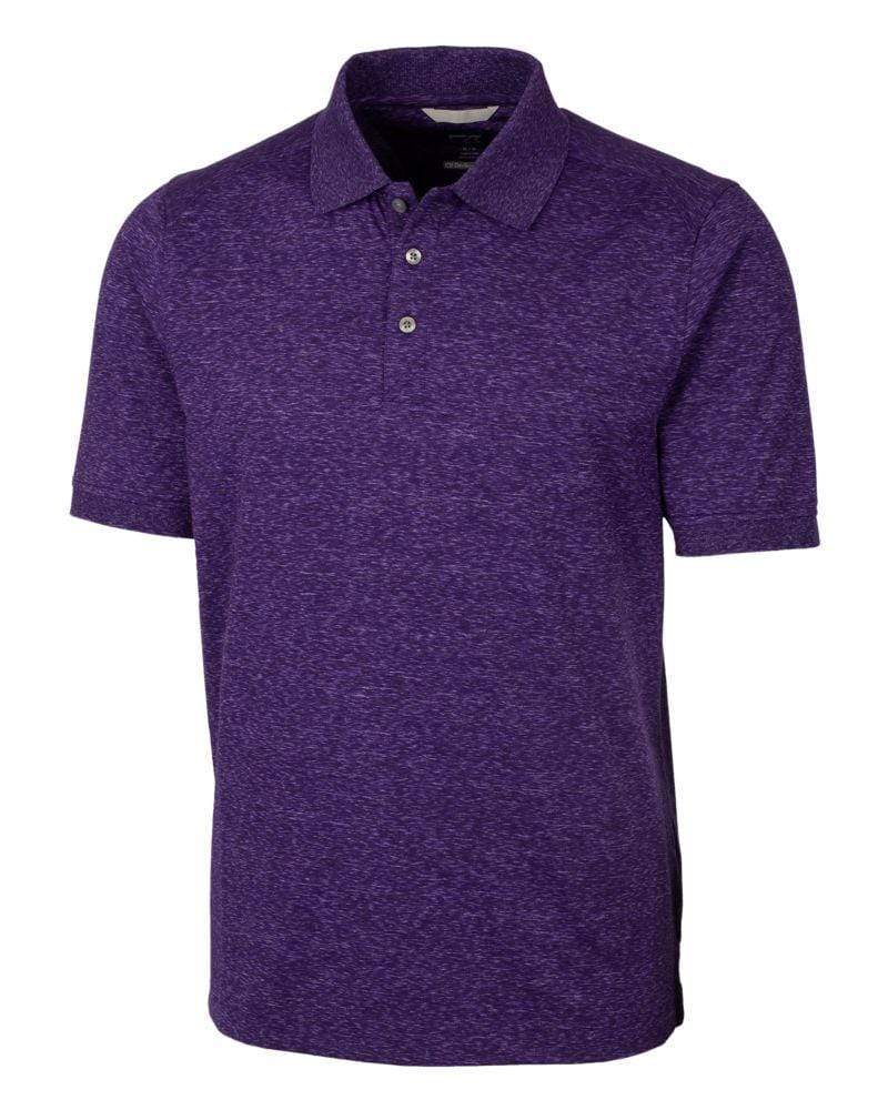 Cutter & Buck Polos S / Dark College Purple Cutter & Buck - Men's Advantage Polo Space Dye