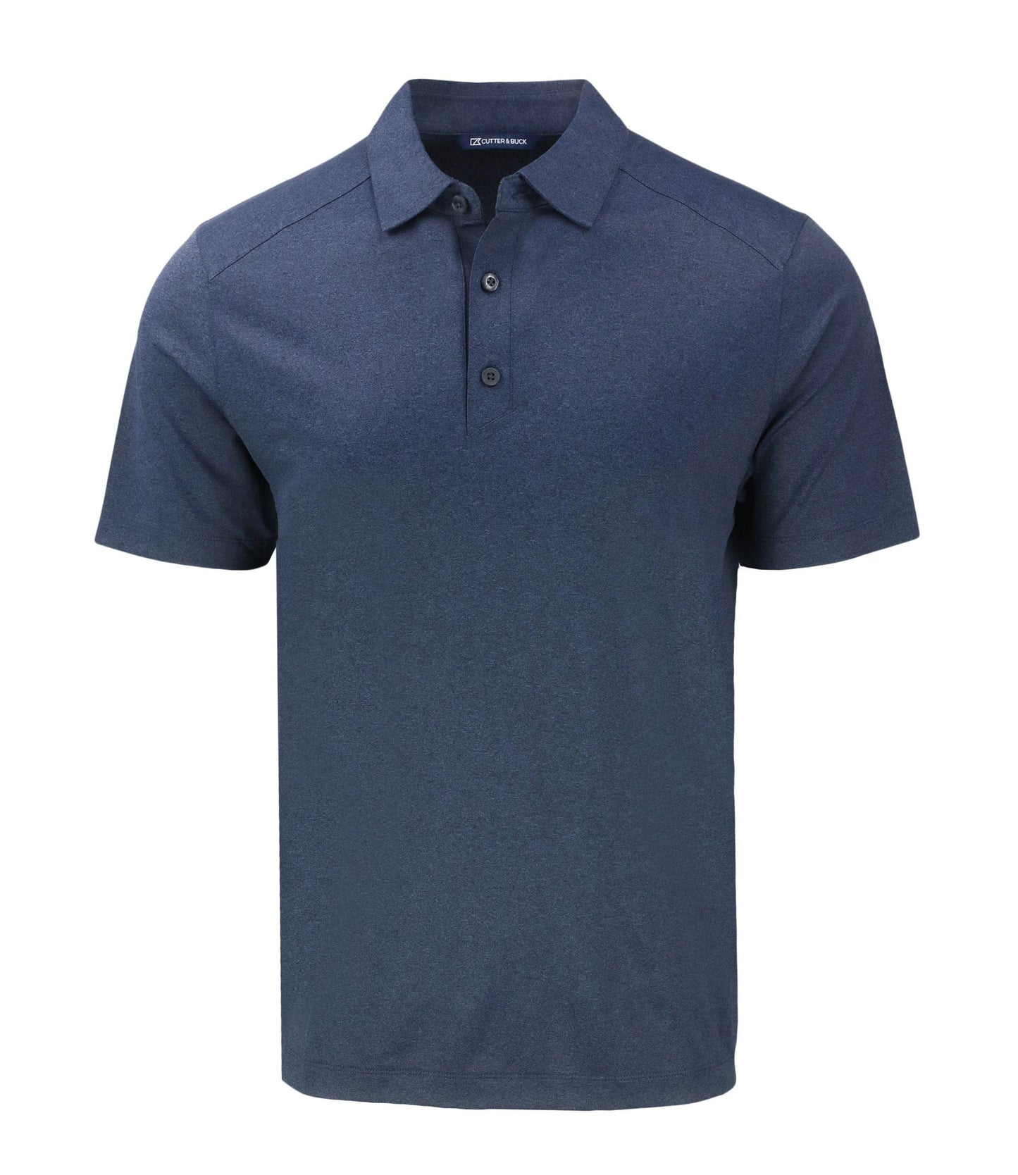 Cutter & Buck Polos S / Dark Navy Blue Heather Cutter & Buck - Men's Heathered Forge Eco Stretch Recycled Polo