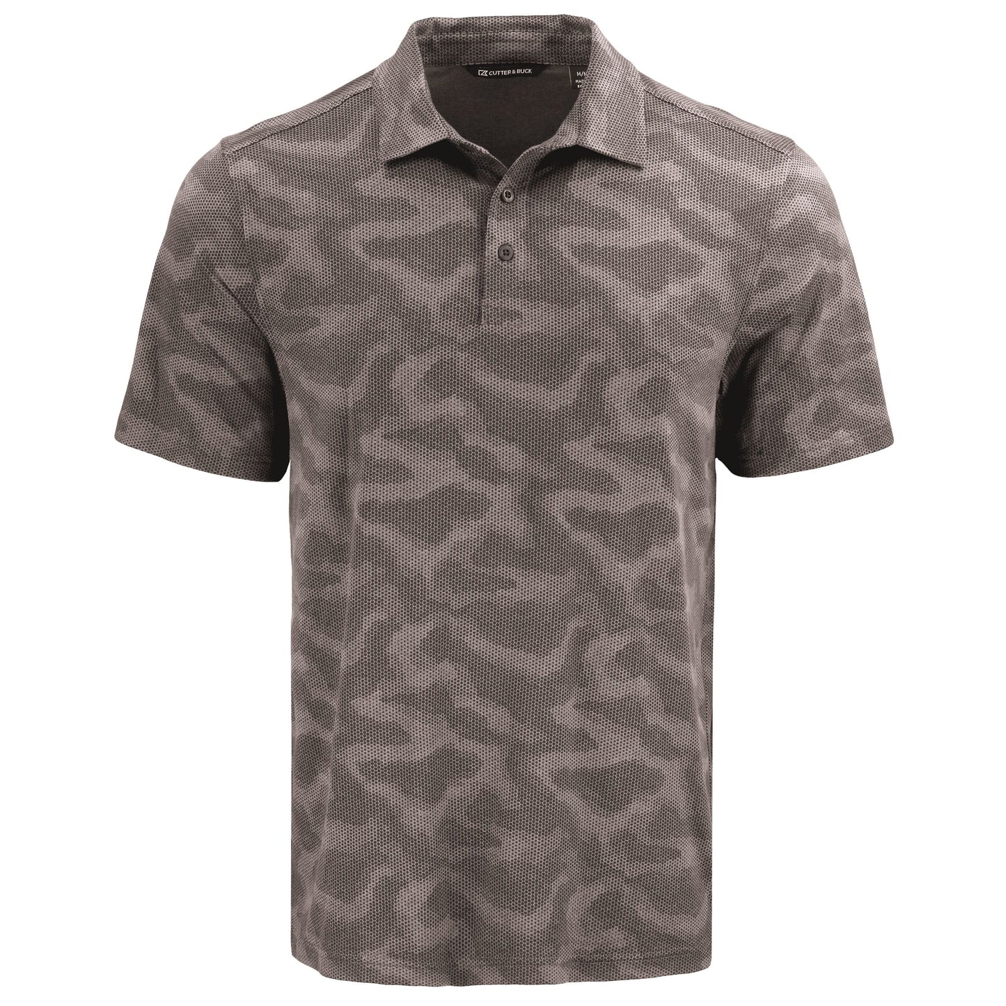 Cutter & Buck Polos S / Elemental Grey Cutter & Buck - Men's Coastline Double Peached Camo Print Polo