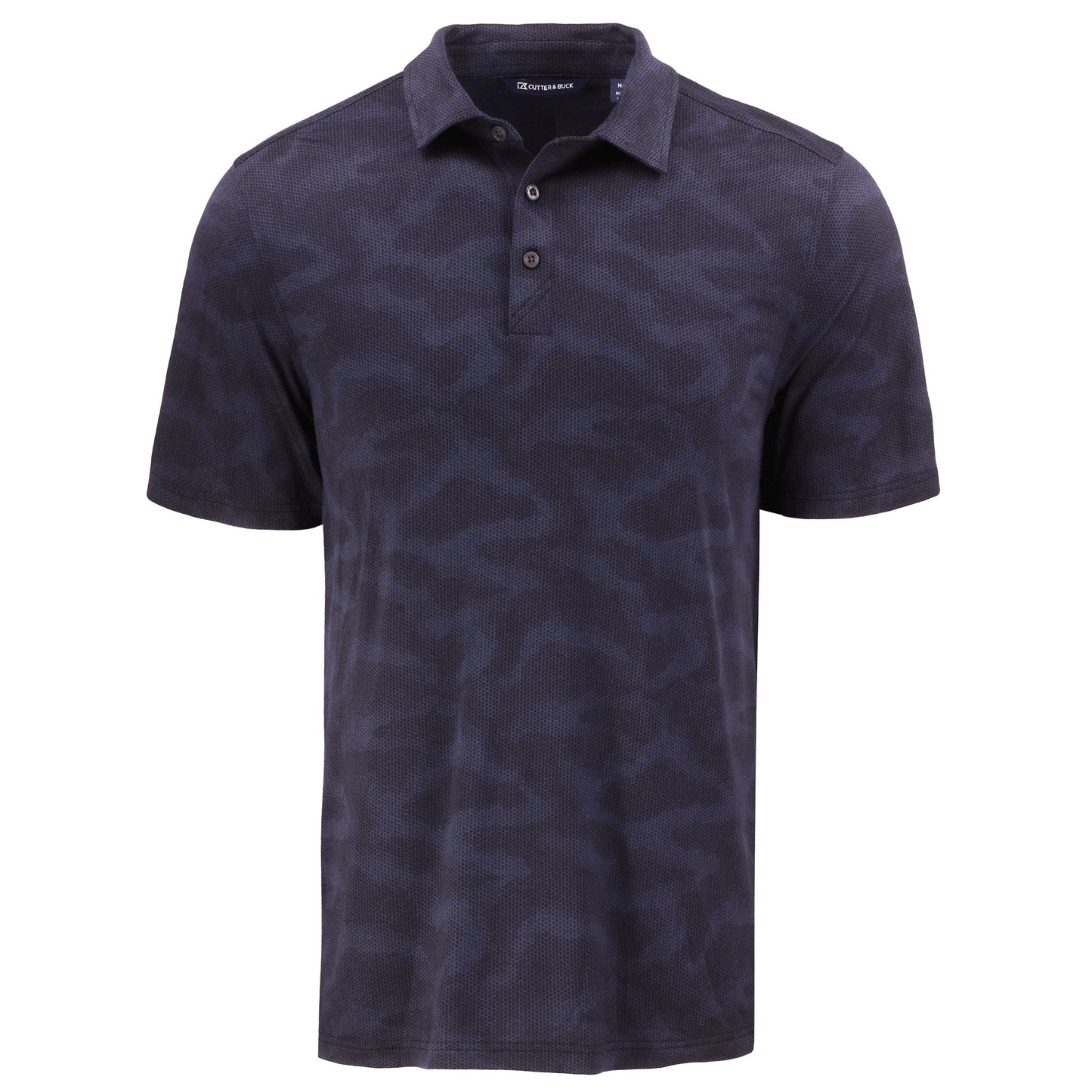 Cutter & Buck Polos S / Navy Blue Cutter & Buck - Men's Coastline Double Peached Camo Print Polo